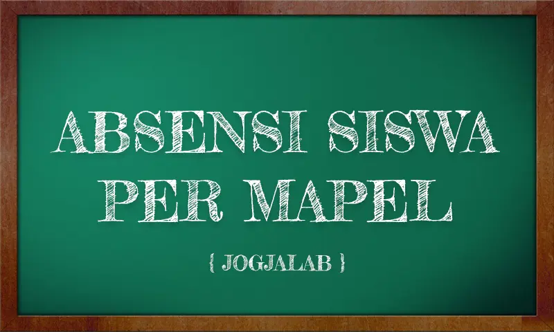 Absensi Siswa Per Mapel